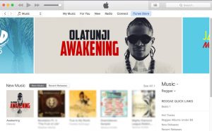Awakening receives top banner on the iTunes U.S. Reggae section.