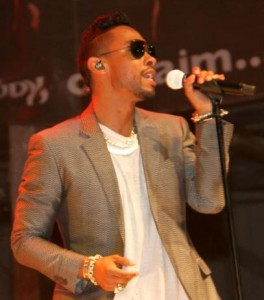R&B singer Miguel croons at the St. Maarten Carnival village