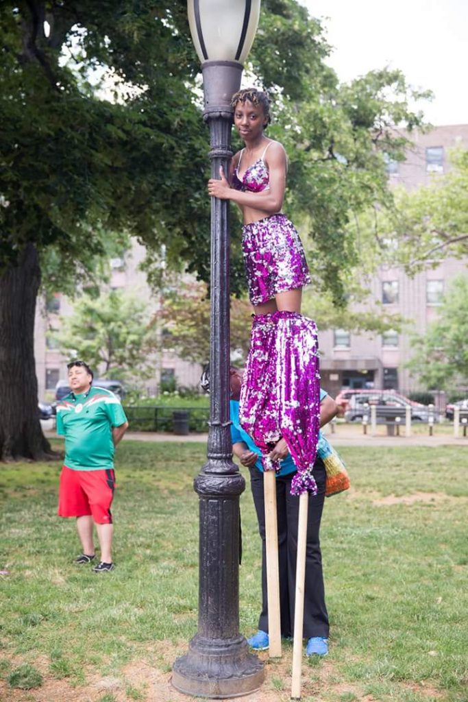 Stilts Walking Classes Moko Jumbie Stilts Walker & Dancers New York
