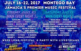 Reggae Sumfest 2017 Celebrates 25th Anniversary Weeklong Pre-Event Takeover Of Montego Bay Culminates In Two Main Events With Global Reggae Stars