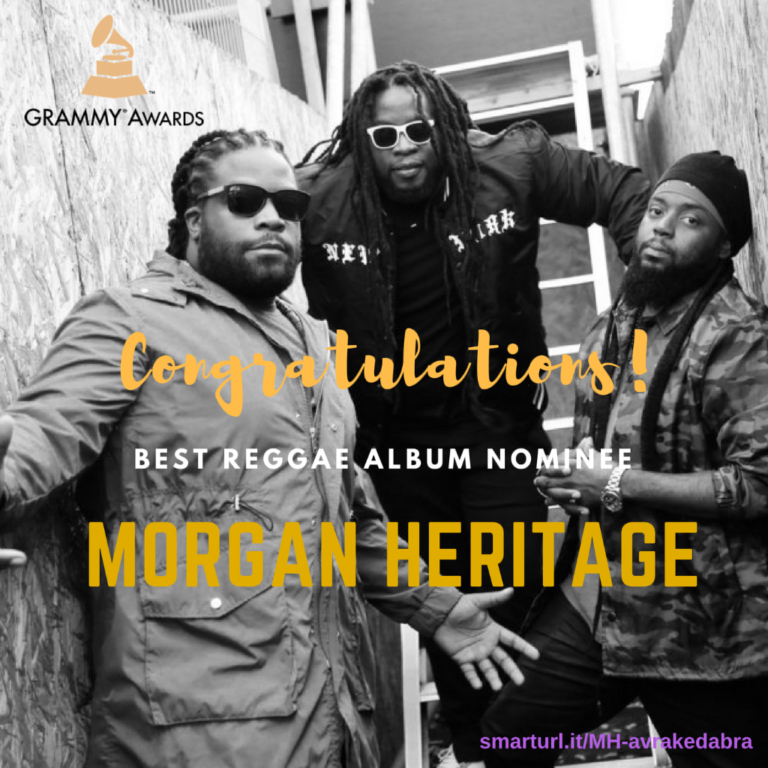 Grammy Award-Winning Morgan Heritage Gets BEST REGGAE ALBUM 2018 Grammy Nominations