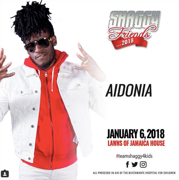 Double nominations for Aidonia, artiste pledges support for Shaggy & Friends