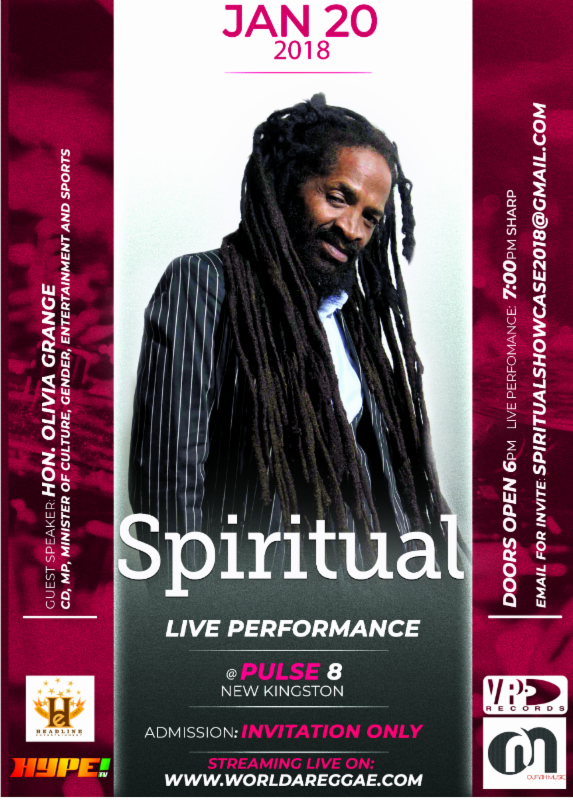 Spiritual Performs in Jamaica for the First Time this Saturday