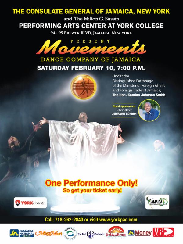 VP RECORDS SPONSORS MOVEMENTS FOR YORK COLLEGE PERFORMING ARTS CENTER