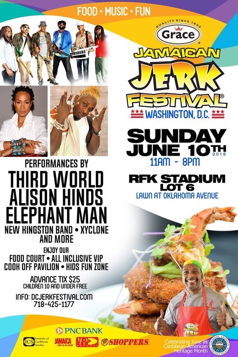 Grace Jamaican Jerk Festival DC to Serve Island Flavor