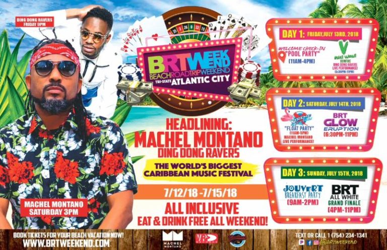 VP RECORDS BRINGS REGGAE GOLD TO LIFE IN ATLANTIC CITY FOR BEACH ROADTRIP WEEKEND, JULY 12-15