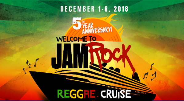 Damian Marley’s 2018 Sold-Out Jamrock Cruise (WTJRC) Will Celebrate 5th Year Anniversary / Full Line Up Announced / 2019 For Sale Now